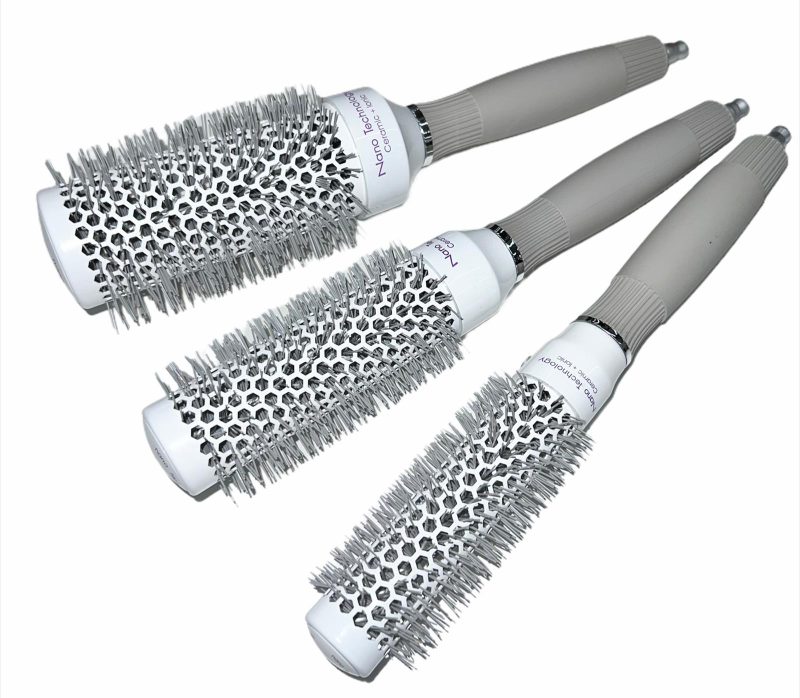 Cepillos Térmicos Antiestaticos con mango grip de goma