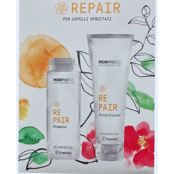 Framesi Shampoo Y Acondicionador 100% Vegano Repair Pack