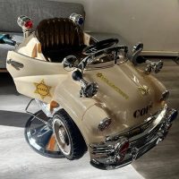 Silla autito niños peluquería barberia hidráulica - Imagen 3