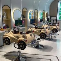 Silla autito niños peluquería barberia hidráulica - Imagen 4