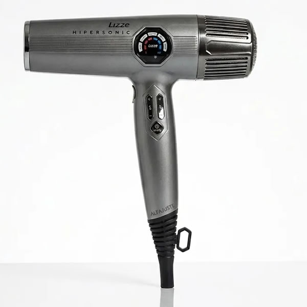 Lizze Secador Hipersonic Profesional 2600 Watts Gtia 1 Año Gris
