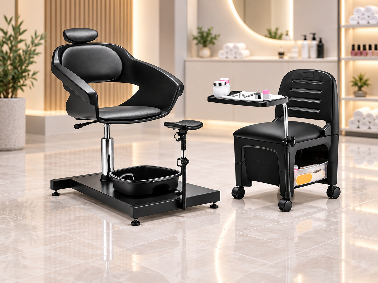 Equipamiento para manicuría y podología